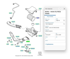 Hava Filtre Hortum Ucu (Uzun) Focus Cmax 04  (  FSE 11-214-003 - 7M51 9E635 AD )