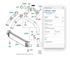 Manifold Susturucu Hortumu Focus C.Max 1.6Tdcı 03 ( IBR 19930 - 5M5Q 9F764 AB )