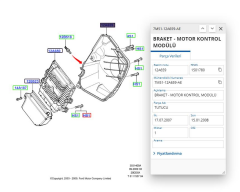 Motor Kontrol Modülü Kutusu  Focus C.Max 04 ( FSE 11-349-002 - 7M51 12A659 AE )