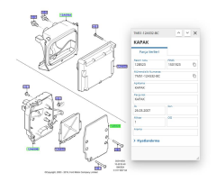 Beyin Kutu Kapağı Focus C-Max 04 ( FSE 11-349-003 - 7M51 12A532 BC )
