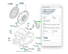 Debriyaj Rulmanı Hidrolik Focus C.Max 04 ( FTE ZA32011.4.7 - 3M51 7A564 BH )