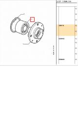 Ön Teker Bilyası 206 306 406 Partner Xsara Xantia Berlingo (40574S01-VKBC20010-3350.16)