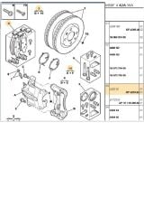 Ön Balata C3 C4 Xsara 207 307  (3800-4254.92)