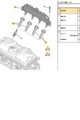 Bobin 106 206 306 TU3-TU5JP (CE2001112B1-BRS97079PG-FASE22404007-DLPCE2001112B1-5970A8)