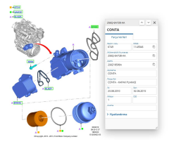 Motor Yağ Soğutucu Conta Tak. Dış  Courier Focus Fiesta 206 301 307 407 Partner (KYS227-2S6Q6A728AA)