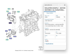 Motor Takozu Sağ Focus Cmax 04 Tdci ( AV616F012FA )