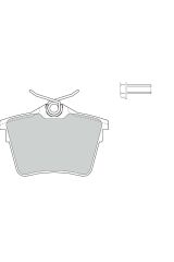 Arka Balata 308 Partner Berlingo (3971-4254.14)