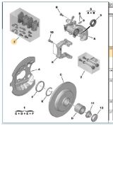 Arka Balata 308 Partner Berlingo (3971-4254.14)