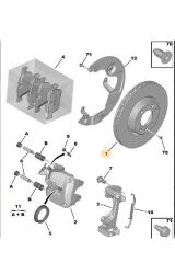 Ön Fren Diski 3008 308 (1687772080-4249K1-BG4696)