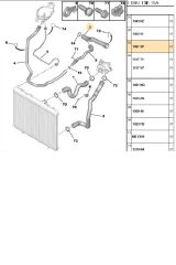 Su Hortumu 207 208 308 3008 5008 Partner Tepee Rcz C3 C4 C5 (1351VF-R15574-İBR17239)