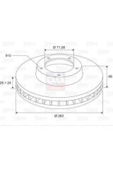 Ön Disk 407 508 607  (186746-4246.P7)