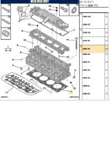 Silindir Kapak Contası DW10 1 Tırnak 307 406 607 806 Partner Expert C4 C5 Berlingo Jumpy (0209X5)