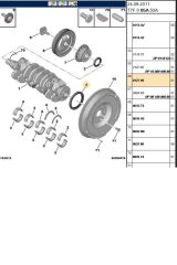 Arka Krank Keçesi Berlingo C2 C3 C4 C5 C15 Saxo Xsara Nemo DV4-DV6 (SKT410443-11813-012749)
