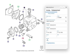 Termostad Yuvası (Geniş Delik) Escort Zetec 92 ( FSE 11-623-030 - 928M 9K478 AF )