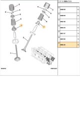 Subap Lastiği 306 406 18 16V 96- (703443900-095645)