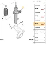 Ön Sağ Amortisör 207 51MM (XGM520862-5208.62)
