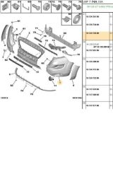 Boxer Jumper Ducato 3 Ön Tampon Sol Sissiz Çıtalı (07Du034)