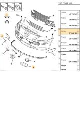 Ön Tampon Orta Bandı  307 (7452GW-22357004)