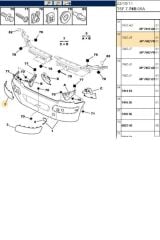Arka Tampon Sol Kuşak 307 (PEJ0737010T-7452P8)
