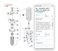 Helezon Yayı On Escort CLX 1.6 95 (FSE11720013 - 95AB5310BB )