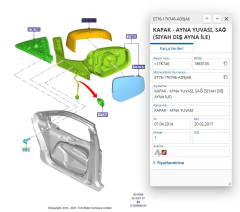 Sağ Ayna Kapak Siyah  Courier ( ET7617K746AD5JA6 )
