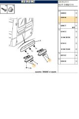 Boxer Jumper Ducato 2 Arka Plaka Lambası (P6340A8)