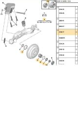 Arka Teker Bilyası 205 206 206+ 306 Saxo Xsara (FC12025S09-473513-VKBC20212-374877)