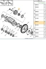 Krank Kasnağı 206 206+ 1.4 (425115-0515S1)