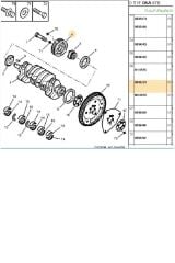 Krank Kasnağı 206 206+ 1.4 (425115-0515S1)