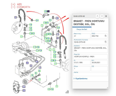 Fren Hortumu Ön R Escort Bm 95>99 ( TIEF0336 - 95AB2078AD )