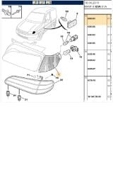 Ön Sağ Sinyal 1,9 Partner Berlingo (521129-630381)