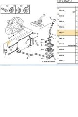 Vites Çubuk Kısa 106 Saxo E.M.Y.M (BRS2452E1-2839231-2452E1)