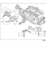 Ducato3 Motor Takozu Sağ Üst(52070-1363376080)