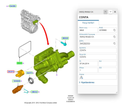 Termostat Yuva Contası Courier Focus Fiesta 206 307 308 Partner ( 3M5Q9K462CA )