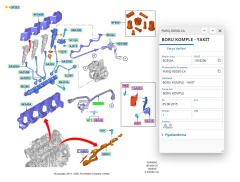 Boru Komple Pompadan Filtreye Giden  Courier  ( FM5Q9D350CA )