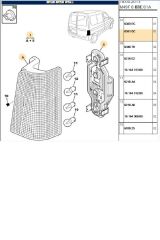 Sağ Stop Çift Kapı Partner Berlingo (511114-6351EC)
