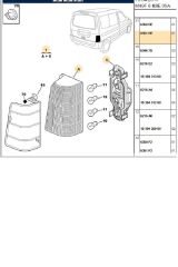 Sağ Stop Tek Kapı DW8 Partner Berlingo (511118-6351J0)