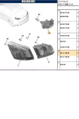 Sol Arka Sis 3008 (9811718480-BPE350036)