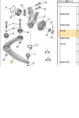 Sağ Salıncak 308-5008 (97PU08688-08688-3520.R3-3521.R3)