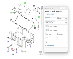 Karter Conta (Silikonlu) Escort Mondeo 1.6 Zetec 96>99 ( FSE11247001 - 938M6710AC )