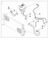 Ducato3 Radyatör Üst Hortumu Kısa (1395684080)