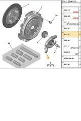 Debriyaj Çatalı 206 207 307 (BRS211761-BPE435007-KB10285-211761)