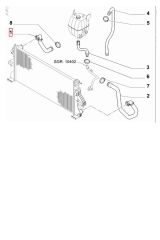 Ducato3 Radyatör Üst Hortum İbraş(14836-1340759080)(R11658)