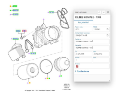 Yağ Filtresi Fiesta 98 Escort Mondeo Focus  (  978M6714B7A )