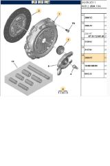 Debriyaj Seti TU5JP4 206 207 301 (587984-2050R7-1608222080)