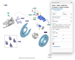Fren Disk Arka Düz (271Mm) Focus 18 (WOD13681 - JX612A315AEA )