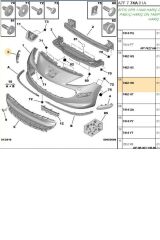 Ön Tampon Kuşağı Sağ 207 (REP7452207-7452HR)