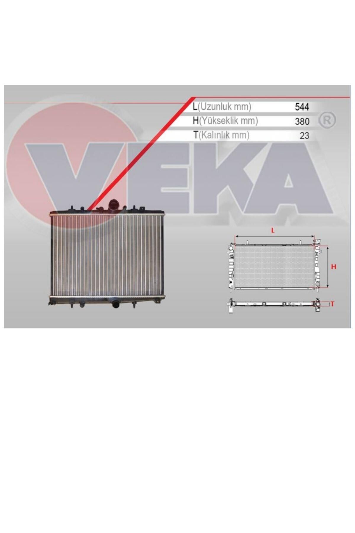 Su Radyatörü 406 (163332-1330R2)